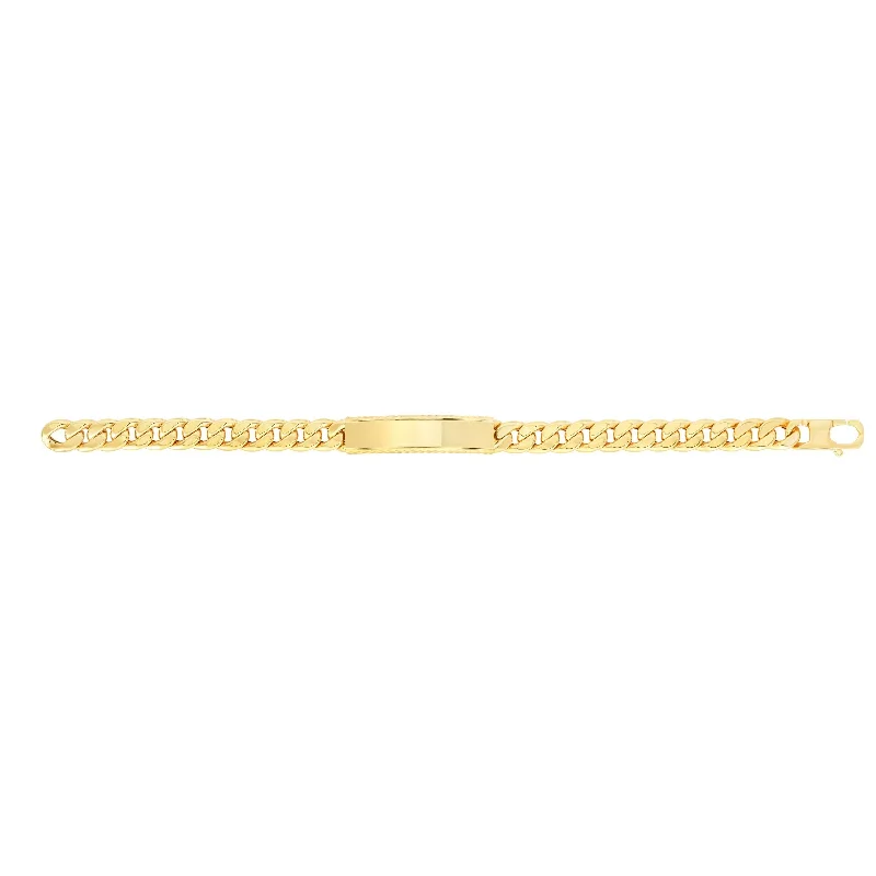 Premium Diamond Jewelry At Once-In-A-Lifetime Discounts 14kt Gold 8 inches Yellow Finish 9.5x47mm(CE).8.4mm(Ch) Polished ID Bracelet with Lobster Clasp Premium Diamond Jewelry At Once-In-A-Lifetime Discounts 14kt Gold 8 inches Yellow Finish 9.5x47mm(CE).8.4mm(Ch) Polished ID Bracelet with Lobster Clasp