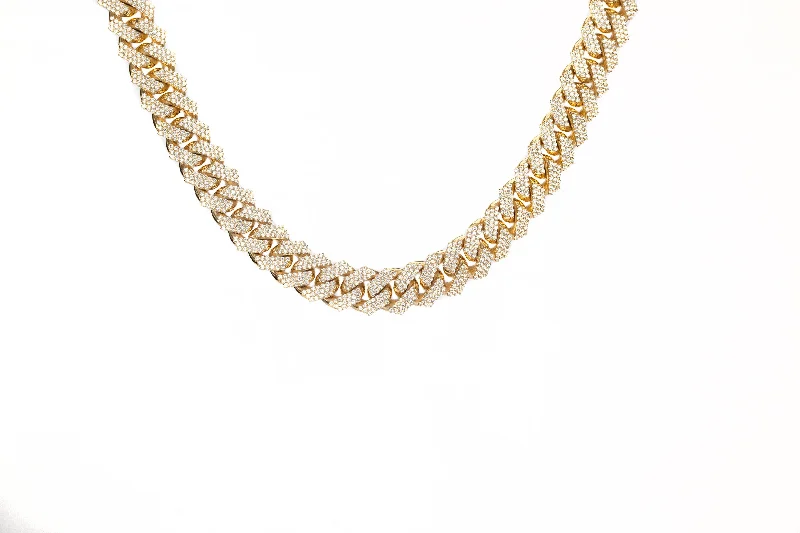 High-End Sparkle, Low-End Prices – Jewelry Sale Live 16.5mm Yellow Gold Cuban Link Chain High-End Sparkle, Low-End Prices – Jewelry Sale Live 16.5mm Yellow Gold Cuban Link Chain