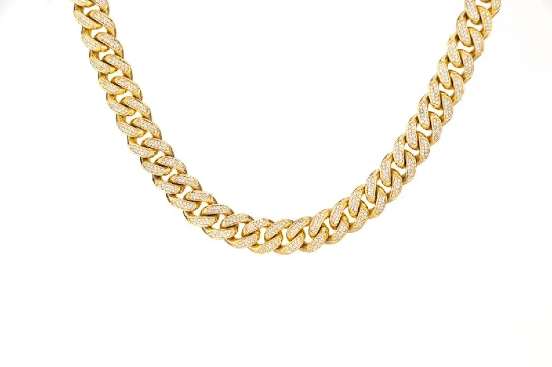 Unique Jewelry For Less – Shop The Sale Now 17mm Iced out Miami Cuban Chain