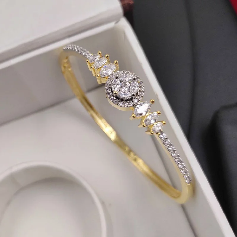 Flash Deals On Fine Jewelry – Shop Before It's Gone Aamrapali  Gold Plated Crystal And Austrian Stone Kada
