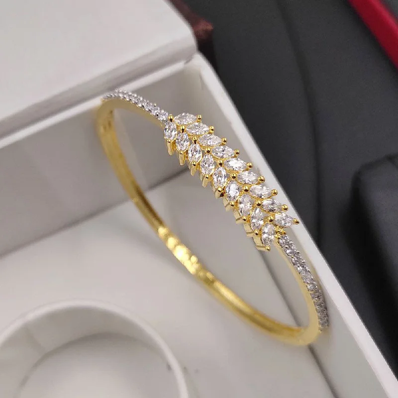 Grab Exquisite Jewelry At The Lowest Prices Aamrapali Gold Plated Crystal And Austrian Stone Kada Grab Exquisite Jewelry At The Lowest Prices Aamrapali Gold Plated Crystal And Austrian Stone Kada