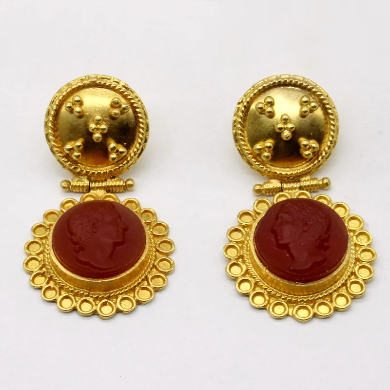 Sparkle On A Budget – Fine Jewelry For Less Agate Cameo Earrings