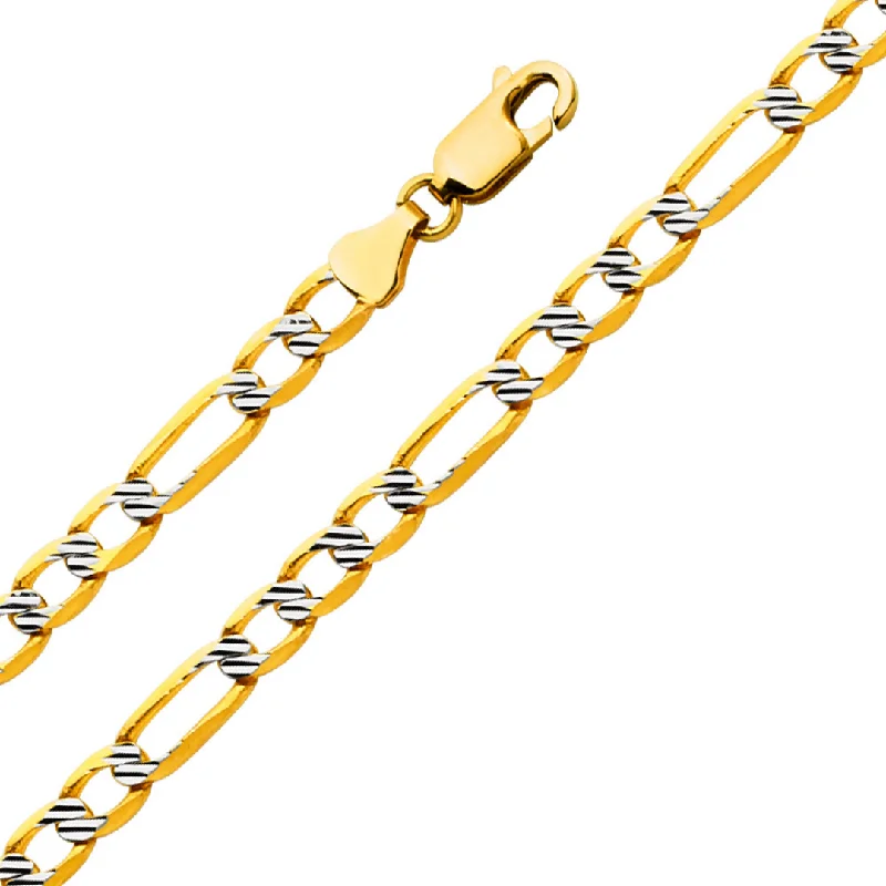 Fine Jewelry, Limited-Time Offers Available 4.7mm Fancy Light Figaro 3+1 Bracelet
