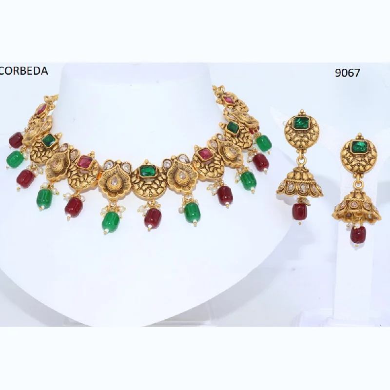 Breathtaking Jewelry At Limited-Time Savings Corbeda Fashion Gold Plated Pota Necklace Set Breathtaking Jewelry At Limited-Time Savings Corbeda Fashion Gold Plated Pota Necklace Set