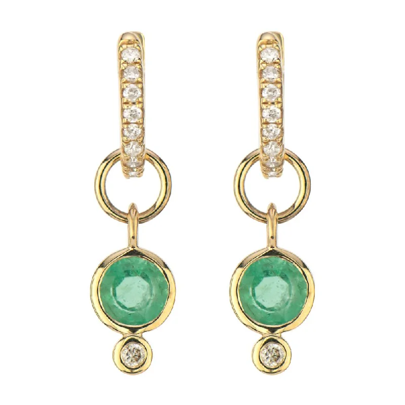 Seasonal Jewelry Clearance – Best Styles At The Lowest Prices Emerald & Diamond 14K Gold Earring Charms Seasonal Jewelry Clearance – Best Styles At The Lowest Prices Emerald & Diamond 14K Gold Earring Charms