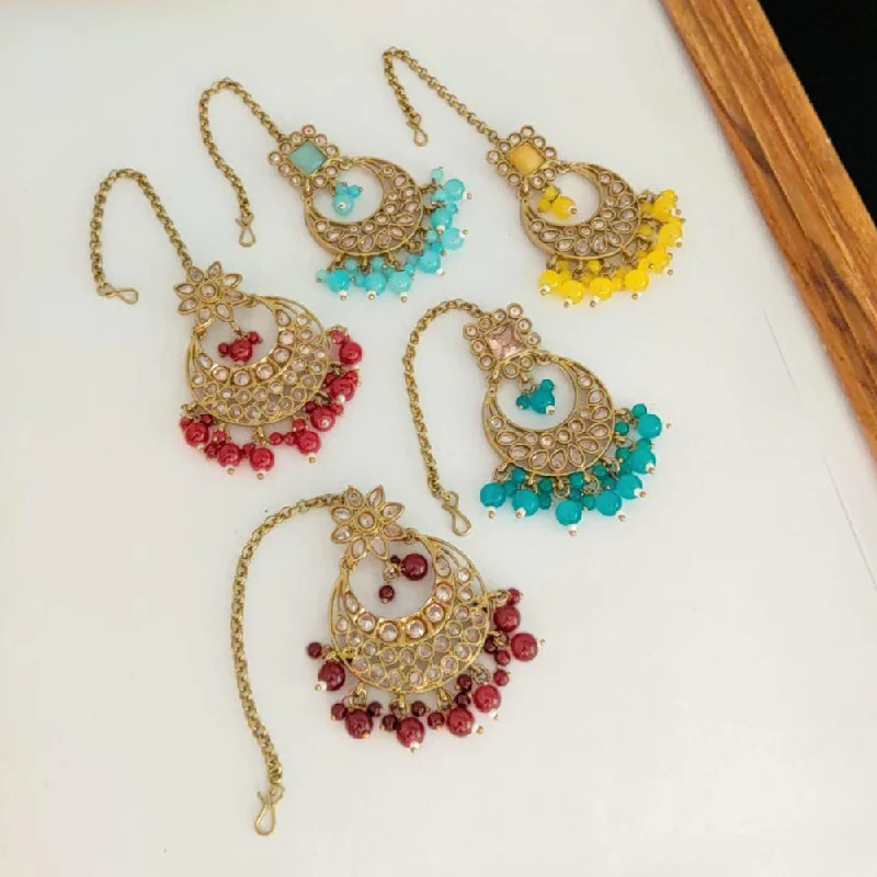 Stunning Jewelry Pieces At The Lowest Prices Ever Manisha Jewellery Gold Plated Assorted Design Maangtikka Stunning Jewelry Pieces At The Lowest Prices Ever Manisha Jewellery Gold Plated Assorted Design Maangtikka