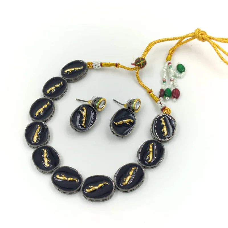 Holiday Jewelry Sale – Perfect Gifts At The Best Prices Manisha Jewellery Oxidised Plated Meenakari Necklace Set Holiday Jewelry Sale – Perfect Gifts At The Best Prices Manisha Jewellery Oxidised Plated Meenakari Necklace Set