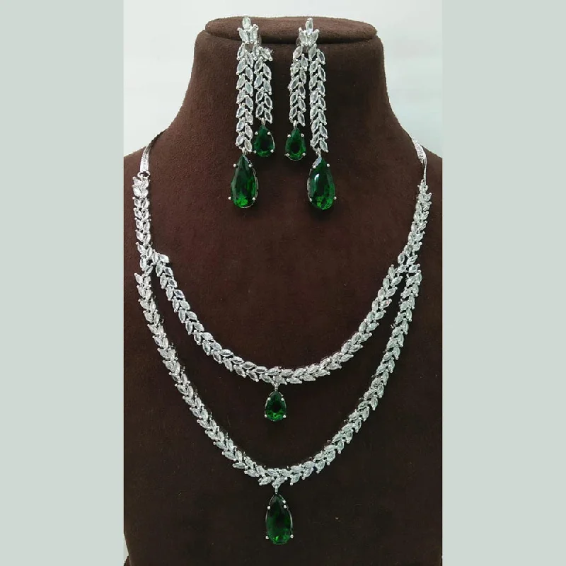 The Ultimate Jewelry Sale – Shop Premium Styles Manisha Jewellery Silver Plated AD Necklace Set The Ultimate Jewelry Sale – Shop Premium Styles Manisha Jewellery Silver Plated AD Necklace Set