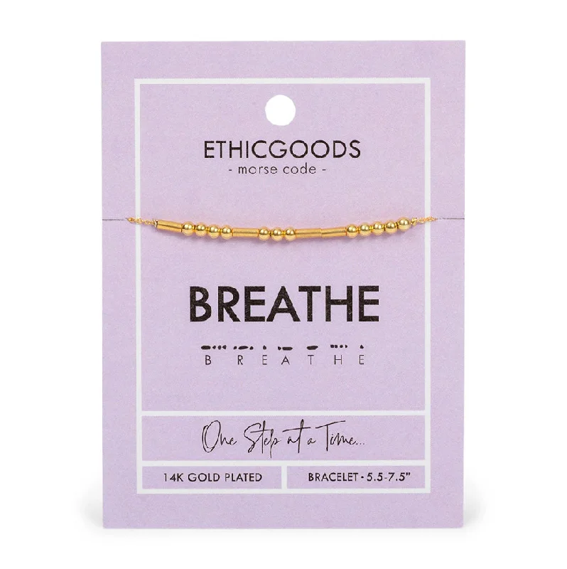 Shop Fine Jewelry With Amazing Deals Morse Code "Breath" Bracelet, Thailand