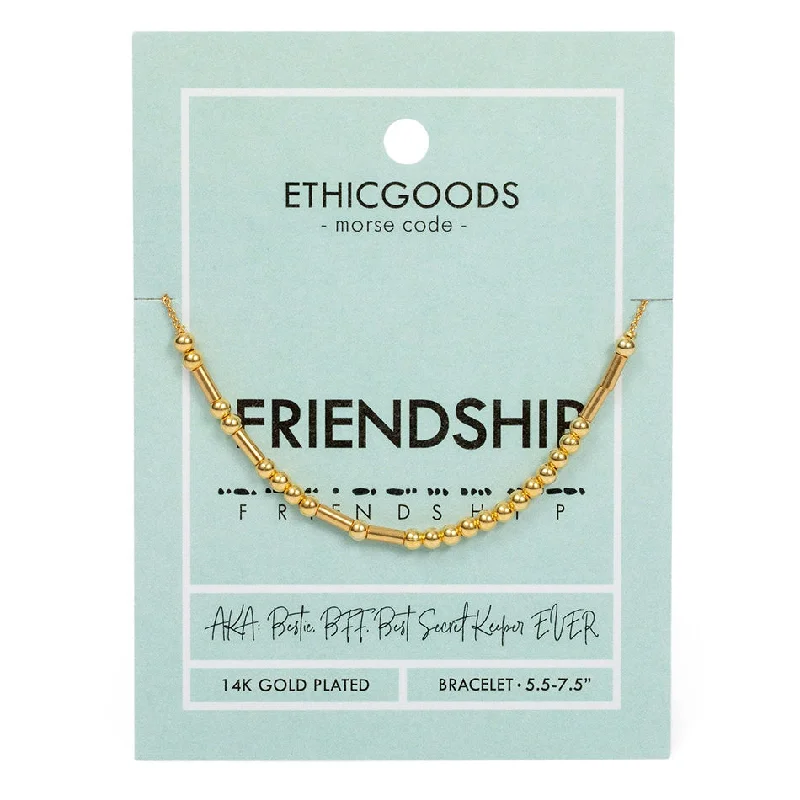 Don't Miss Out On Jaw-Dropping Jewelry Discounts Morse Code "Friendship" Bracelet, Thailand Don't Miss Out On Jaw-Dropping Jewelry Discounts Morse Code "Friendship" Bracelet, Thailand