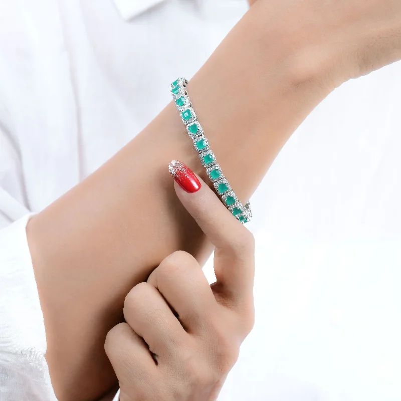 Shop Signature Jewelry Styles At Exclusive Prices Nipura Silver Basil Green Tennis Bracelet Shop Signature Jewelry Styles At Exclusive Prices Nipura Silver Basil Green Tennis Bracelet