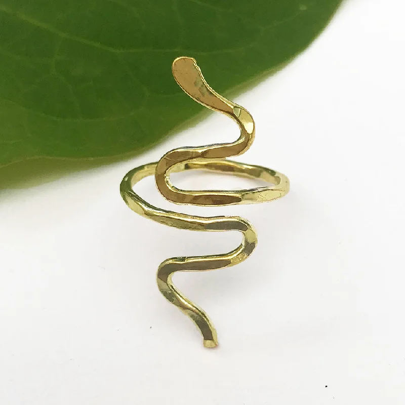 Special Offers On Handcrafted And Designer Jewelry Serpent Adjustable Ring - Gold, India Special Offers On Handcrafted And Designer Jewelry Serpent Adjustable Ring - Gold, India